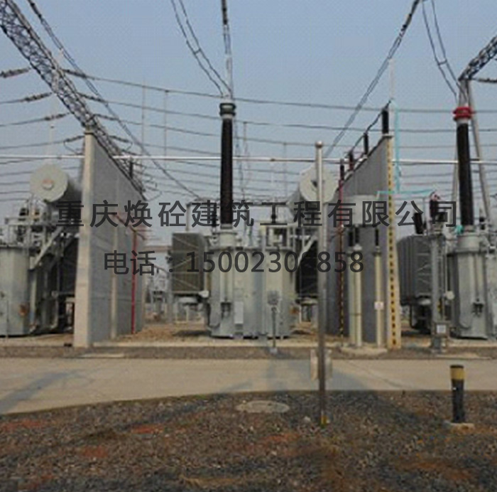 无锡陆桥500千伏变电站扩建工程防火墙清水混凝土保护剂